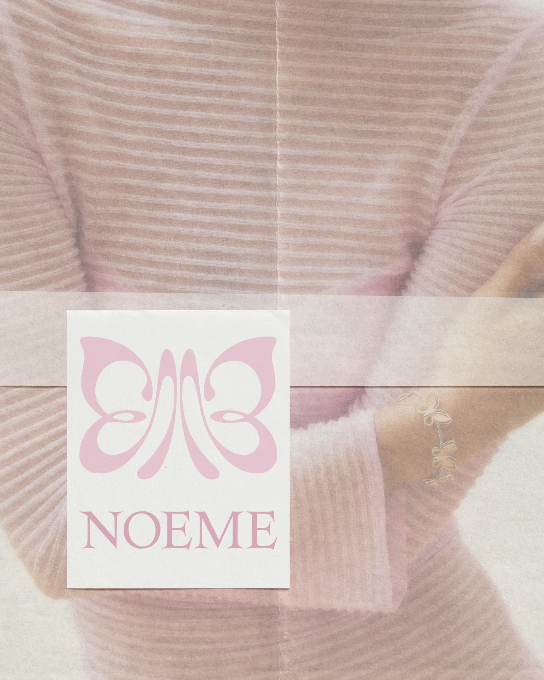 NOEME Fashion Journal identity composition